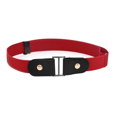 Buckle Leather Hassle Red