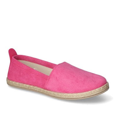 Espadryle Potocki 23-16009PN Różowe zamsz 38