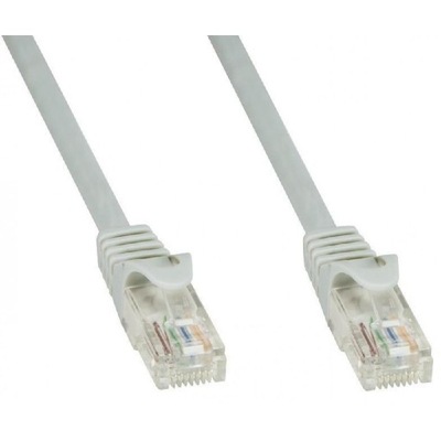 PatchCord Cat6 UTP 2 m szary CCA