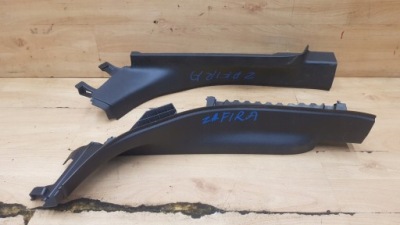 Захист поріг задня пара opel zafira c lift фото №1