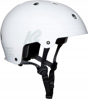 K2 Varsity White Kask Kask na rolki S 48-54cm