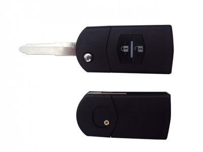 Ключ складной ключ корпус mazda 2 3 5 6 cx-7 rx-8 фото №1