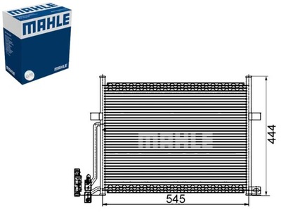 KONDENSATORIUS KONDICIONAVIMO BMW E46 316-330I MAHLE 