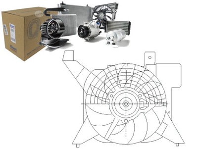 Вентилятор радіатора [nissens] фото №1