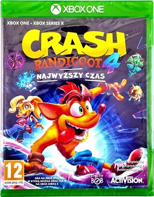 Crash Bandicoot 4 Najwyższy Czas! POLSKA XBox One