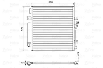 VALEO 814163 КОНДЕНСАТОР