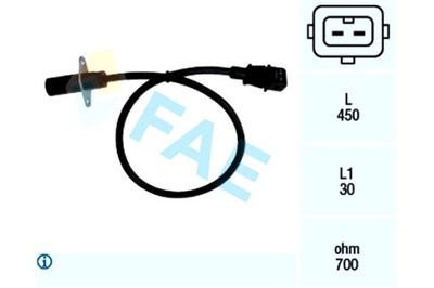 FAE SENSOR POSICIÓN DE EJE CIGÜEÑAL ALFA ROMEO 164 33 CITROEN JUMPER  