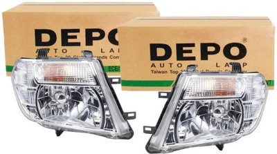 DEPO REFLEKTORY LAMPY PRZÓD NISSAN NAVARA 05-10