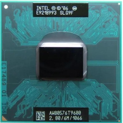 Procesor T9600 2,8 GHz 2 rdzenie 45 nm PGA478 BGA479