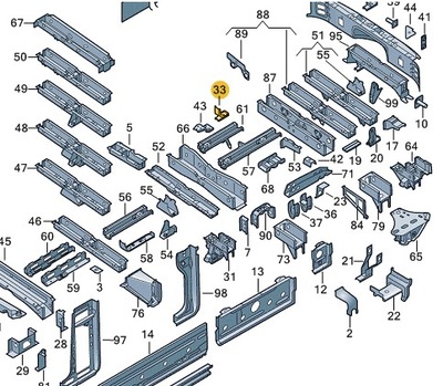 Vw crafter 2e передняя часть exhaust система retainer кронштейн 2e0253084 фото №1