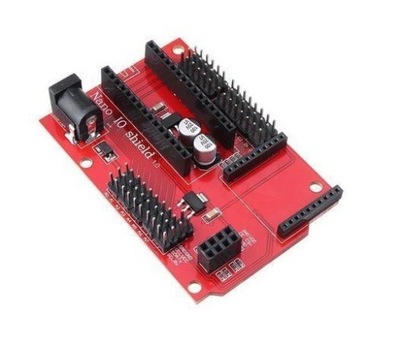 Płytka bazowa do Arduino Nano z gniazdami XBee i NRF24L01