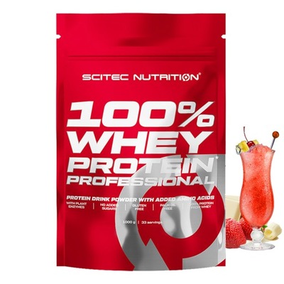 SCITEC WHEY PROTEIN PROFESSIONA 1000G B CZEK TRUSK