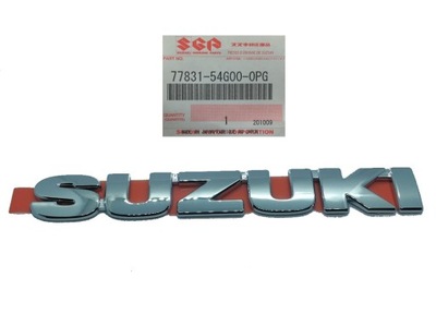 Emblemat napis Suzuki 77831-54G00-0PG