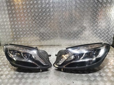Лампа права перед mercedes s w222 full led kpl фото №1