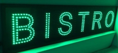 Reklama LED BISTRO 150x35cm szyld neon wysyłka 24h