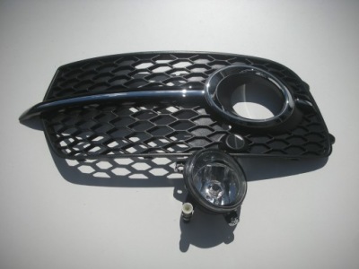 Audi q5 s-line рестайлинг  решётка +противотуманная фара левая 2012- 8r0 фото №1