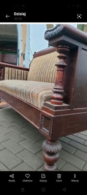 Kanapa sofa Biedermeier 1850
