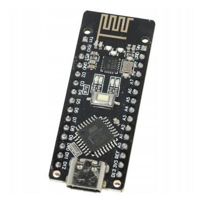 Nano NRF24L01 z ATmega328P USB-C