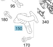 CABLE EGR MERCEDES-BENZ A6511402208  