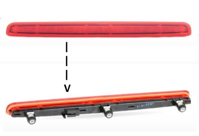Led 3. лампа стоп vw multivan t5 2003-2014 фото №1
