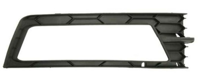 Решётка радиатора решётка w бампер левая skoda rapid 2012- фото №1