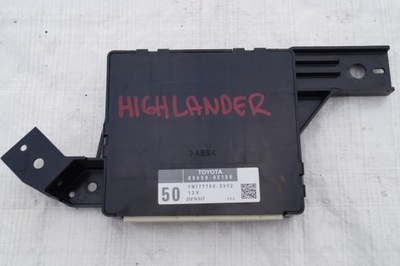 Модуль блок керування кондиціонера toyota highlander ii фото №1