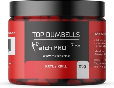 Match Pro Top Dumbells 7mm Kryl / Krill