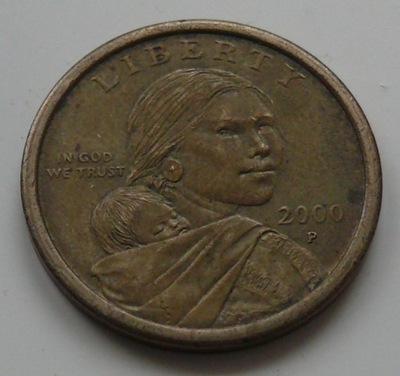 USA - ONE DOLLAR 2000 r. P - SACAGAWEA (2)