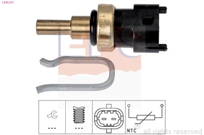 SENSOR TEMPERATURA DE LÍQUIDO REFRIGERACIÓN OPEL CORSA 1,3 CDTI 06- 1-830-357  