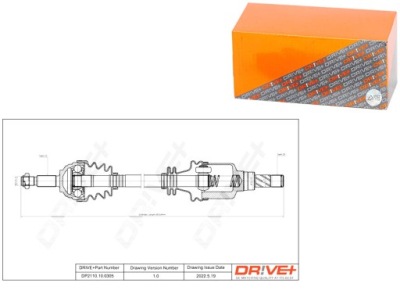 Приводной вал приводная dacia logan 07- l drive+ фото №1