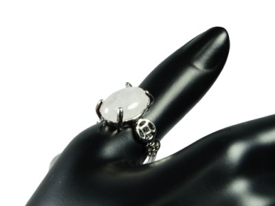 Kwarc różowy Pierścionek Rozm. 18 Naturalny kamień - 20in -