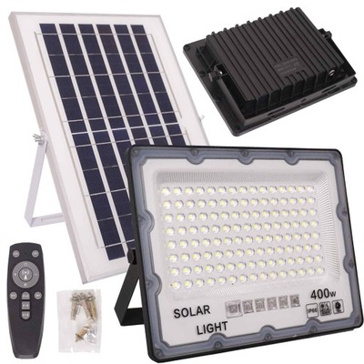 FARO NASWIETLACZ HALÓGENO DIODO LUMINOSO LED SOLARNY 400W  