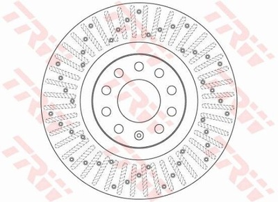 DISC AUDI A4 2.0 TFSI TDI 2.5 TDI 3.0 TDI TRW (320X30MM) TRW  