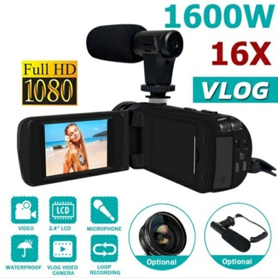 HD 1080P cyfrowa kamera wideo kamera YouTube Vlogg