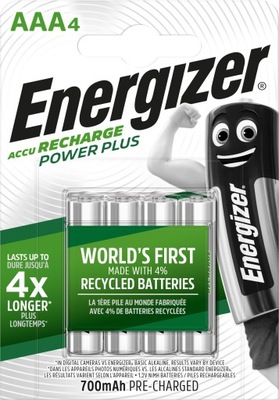 Akumulator Energizer HR3 700mAh AAA 4szt