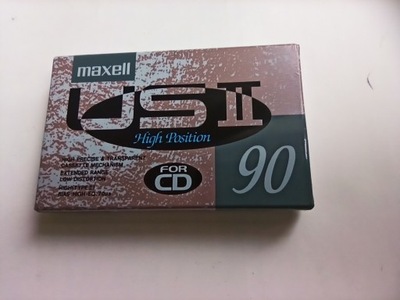 Maxell US II 90 1990r. NOWA 1szt, Japan