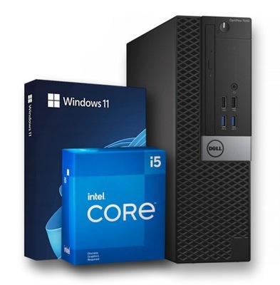 Komputer Dell Optiplex 7040 I5-6600 256SSD 8GB W10