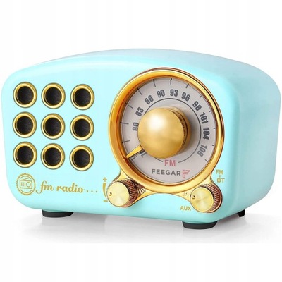 Głośnik bluetooth Radio FM Feegar Retro Vintage