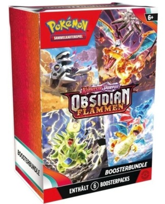 Pakiet wzmacniający Pokemon Karmesin i Purpur Obsidian Flammen- karty
