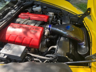 CORVETTE C6 Z06 ФІЛЬТР ПОВІТРЯ ПОВІТРОВІД CARBON K&N LS3 LS7