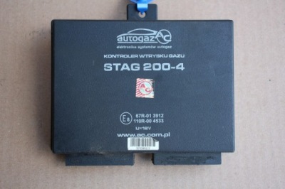 Бортовой компьютер блок управления lpg stag 200-4 sekwencja 4 цилиндры r4 фото №1