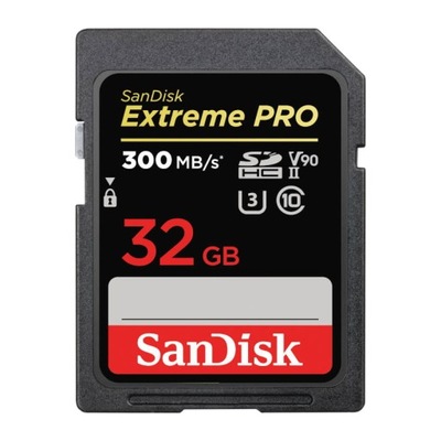 SanDisk Extreme Pro SDHC 32GB UHS-II Karta 300MBs