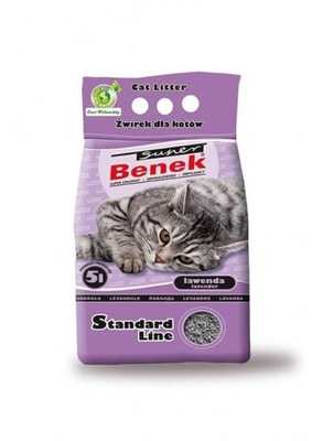 CERTECH Super Benek Standard Lawenda - żwirek dla