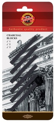 KOH-I-NOOR Węgiel rysunkowy prasowany w sztyfcie 6