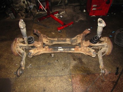 Oś задняя балка подвеска задняя задние 1.7 crdi tucson ii iii 55405-d7000 фото №1