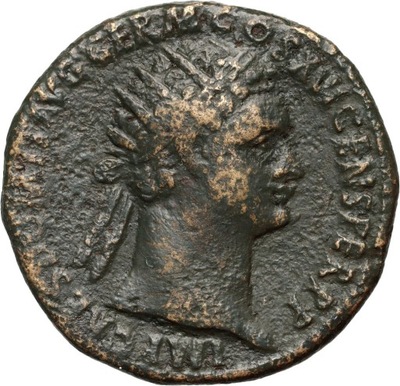 Cesarstwo Rzymskie, Domicjan 81-96, dupondius, Rzym