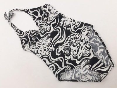 M&S stylowy STRÓJ KĄPIELOWY z ornamentem _ 38