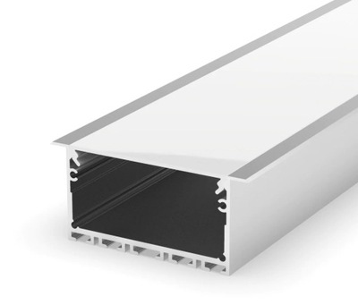 2mb Profil LED alu architektoniczny P23-1+ klosz