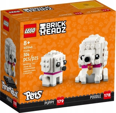 LEGO BRICKHEADZ 40546 SZCZENIAK PUDEL NOWOŚĆ