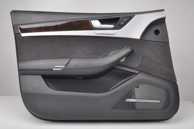 Audi a8 d4 обшивка двері лівий перед long lift фото №1